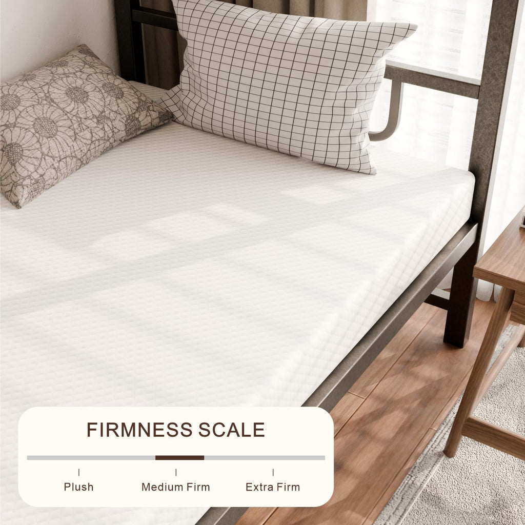 5 Inch Medium Firm Cooling Gel Memory Foam Twin Mattress F714590