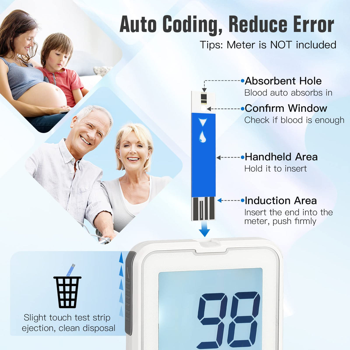 Blood Glucose Test Strips E884