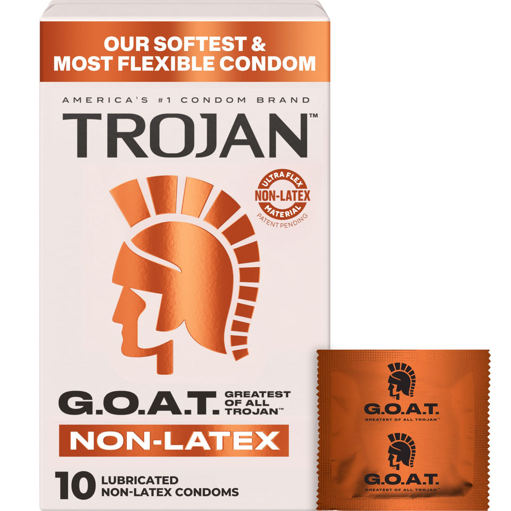 Latex-Free Lubricated Condoms, 10 Count W2052