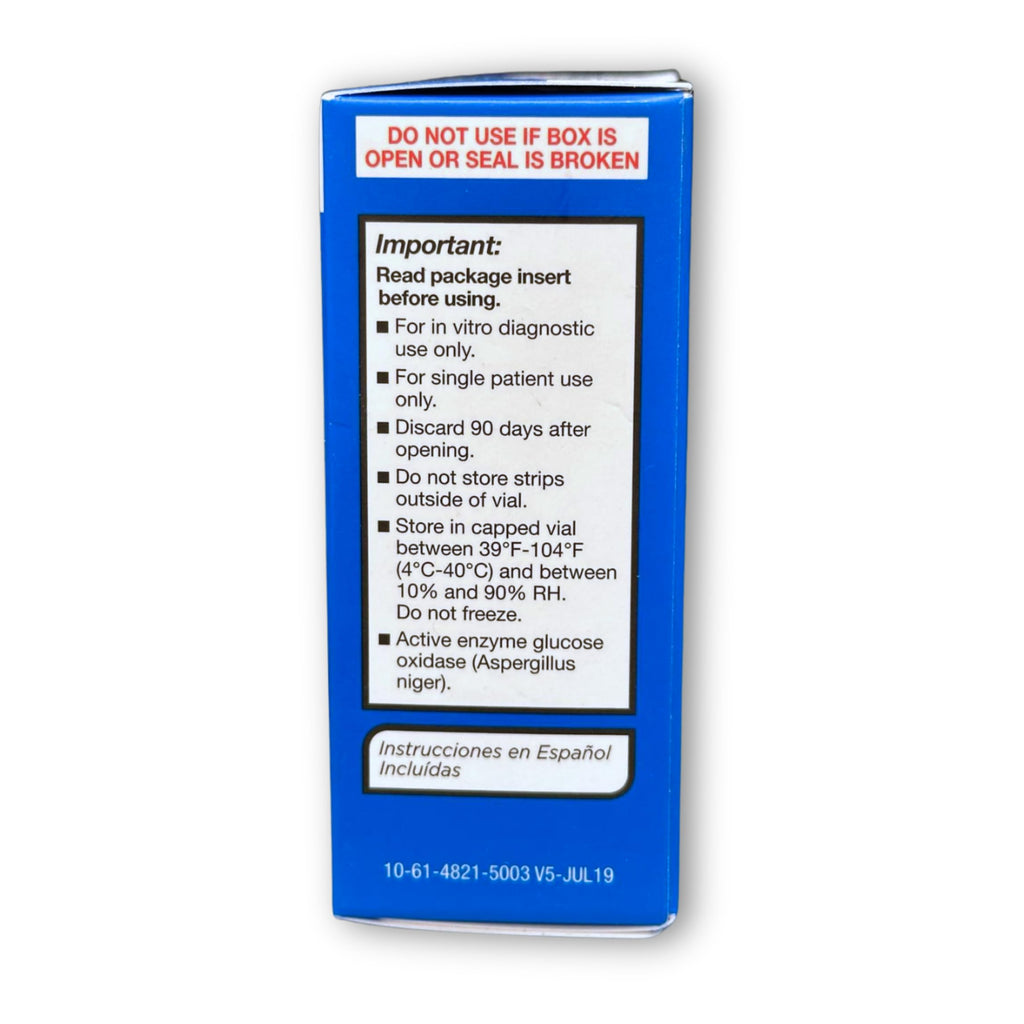Blood Sugar Test Strips 50ct I85524