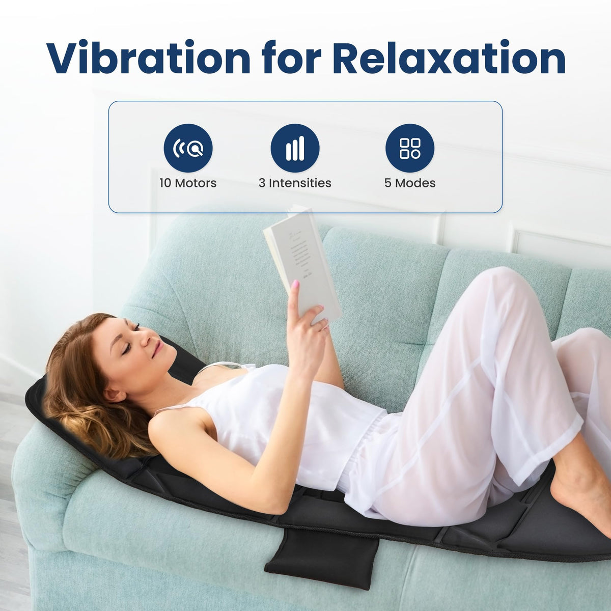 Full Body Massage Mat with Heat & Shiatsu Neck Massager A430