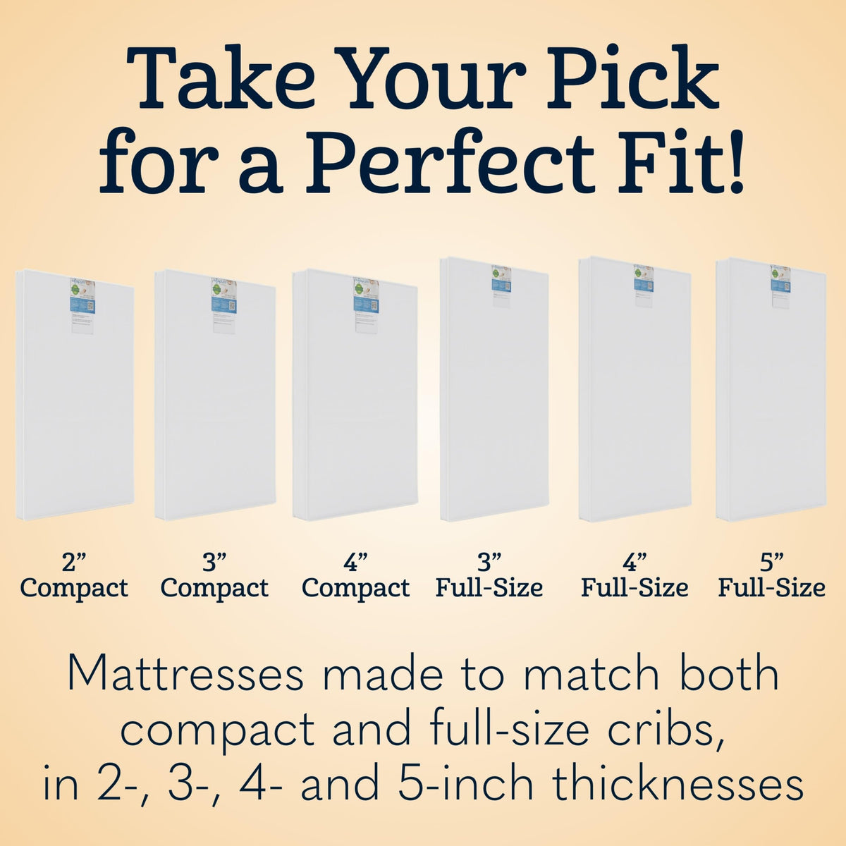 3" Foam Baby Crib Mattress Z860