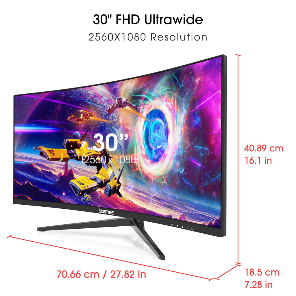 30-inch Curved Ultra Wide Gaming Monitor 200Hz H2602
