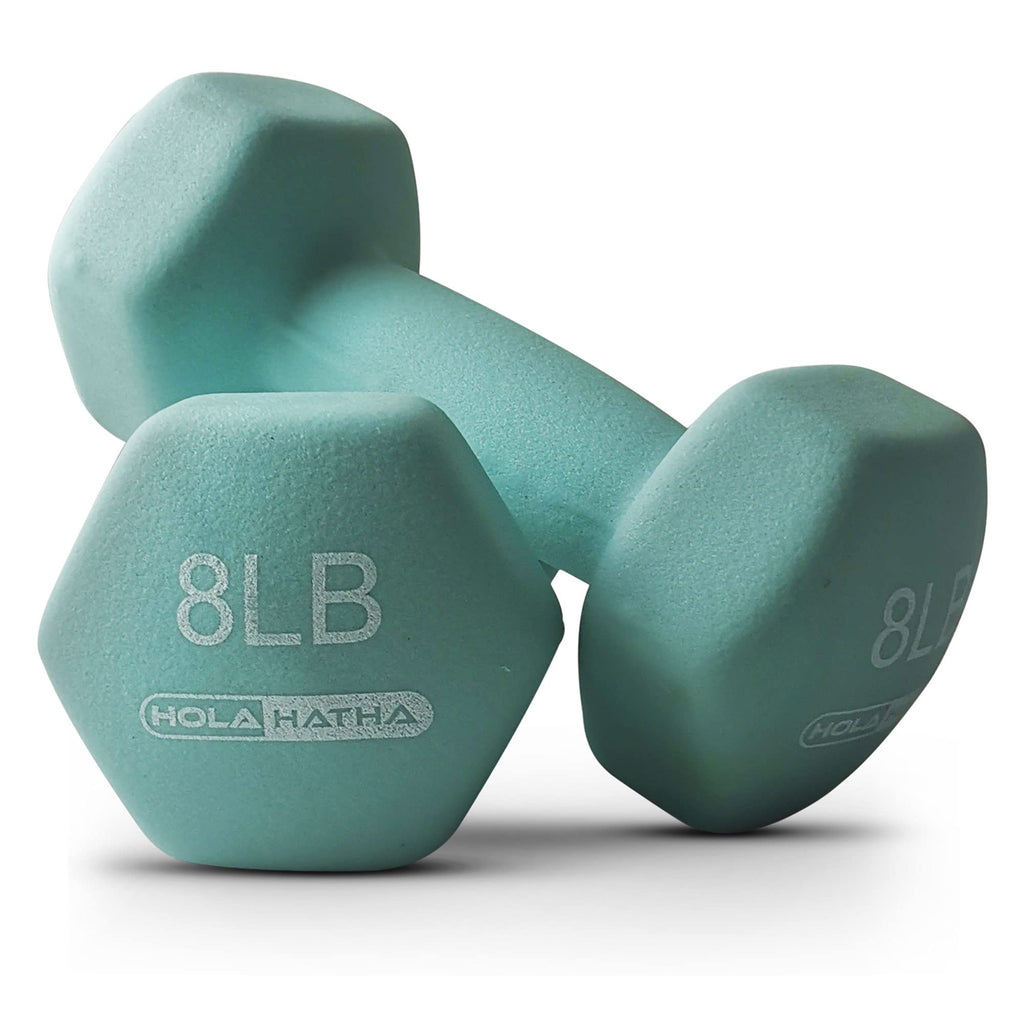 1, 2 and 3 lb Neoprene Dumbbell Set with Rack W409