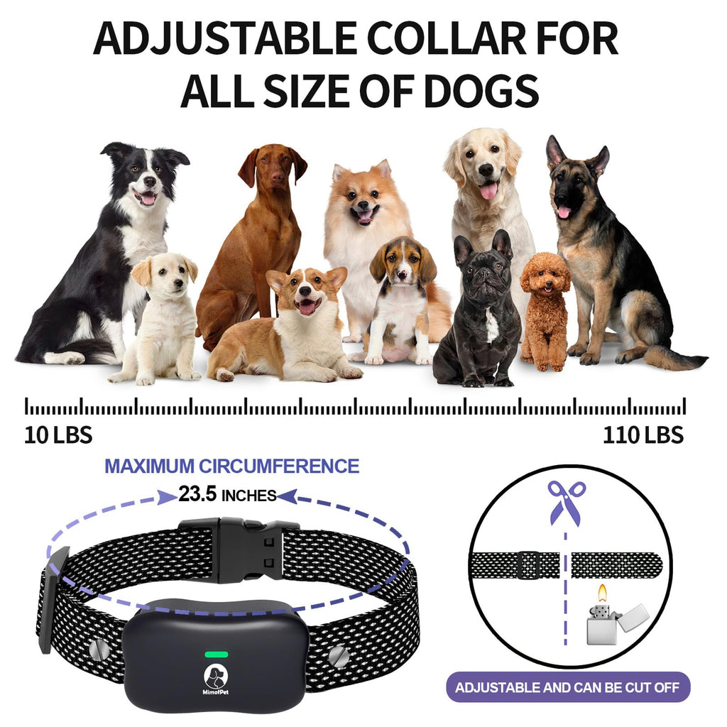 Wireless Dog Fence for 2 Dogs with Waterproof Collar E940