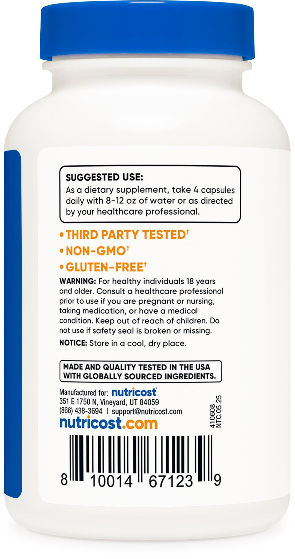 Phosphatidylserine 400mg 120 Capsules Gluten Free N24055