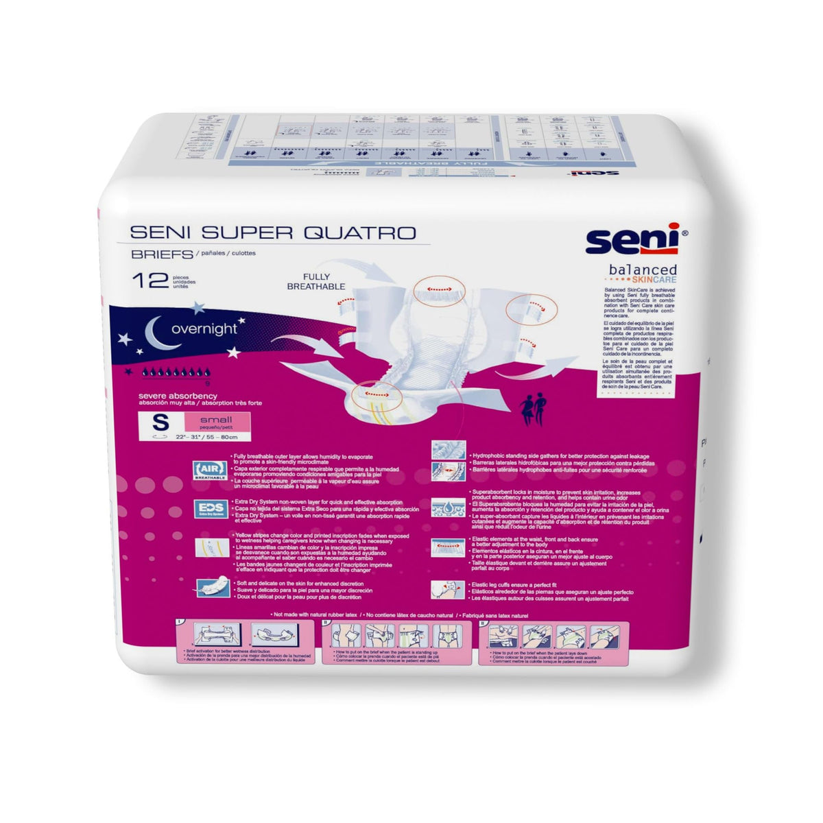 Unisex Adult Incontinence Briefs 22-31 in 12 ct O1051
