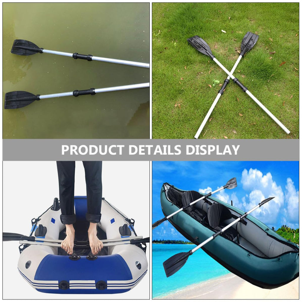 2pcs Adjustable Aluminum Alloy Kayak Paddles Q35096