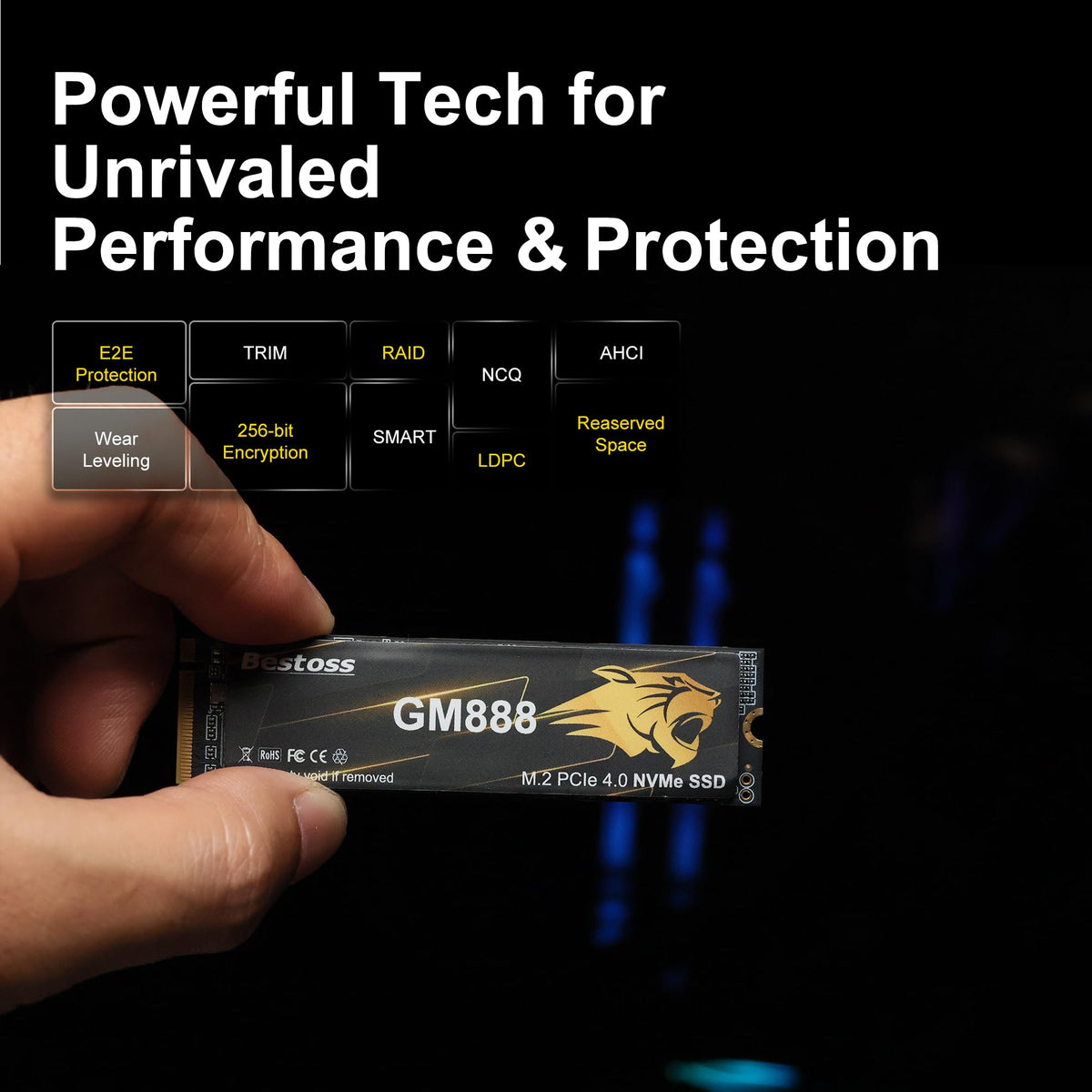 NVMe M.2 2280 SSD 512GB PCIe 4.0 D69271