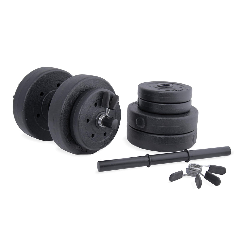 40 LBS Adjustable Vinyl Dumbbell Set T625
