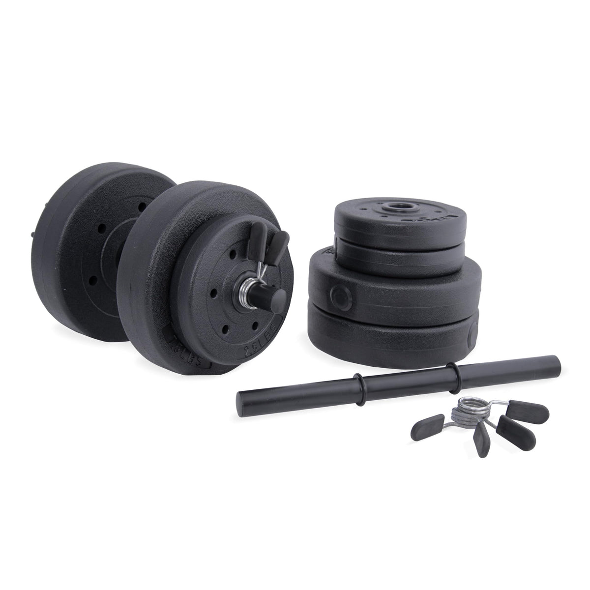 40 LBS Adjustable Vinyl Dumbbell Set T625