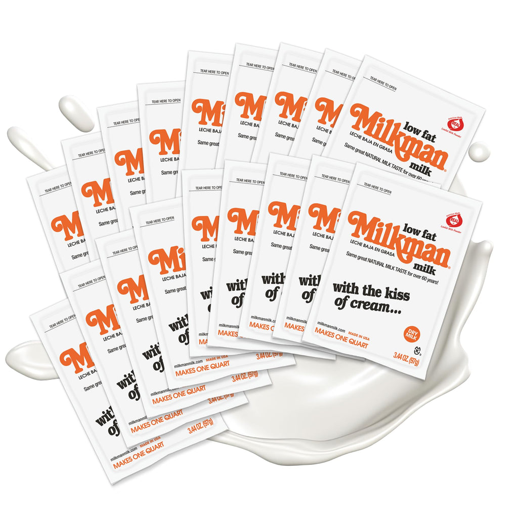 Low-Fat Instant Dry Milk Powder Packets 18 Pack I391