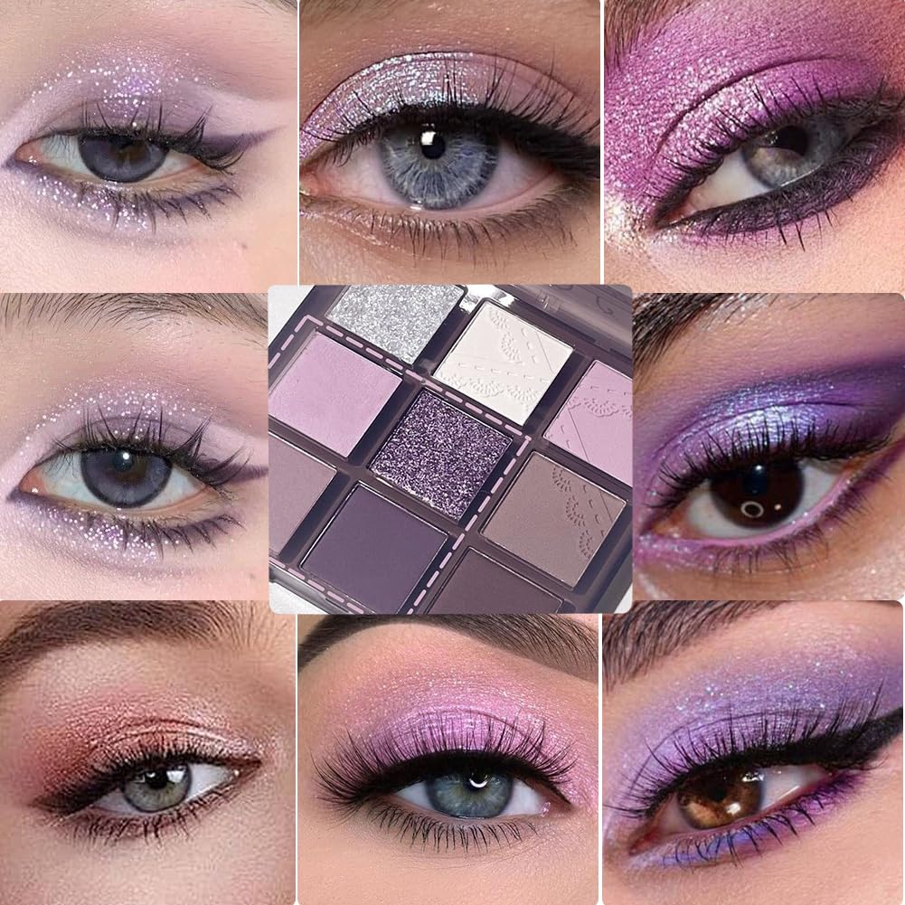 Dark Purple Plum Lavender Mauve Smoky Eyeshadow Palette N843832