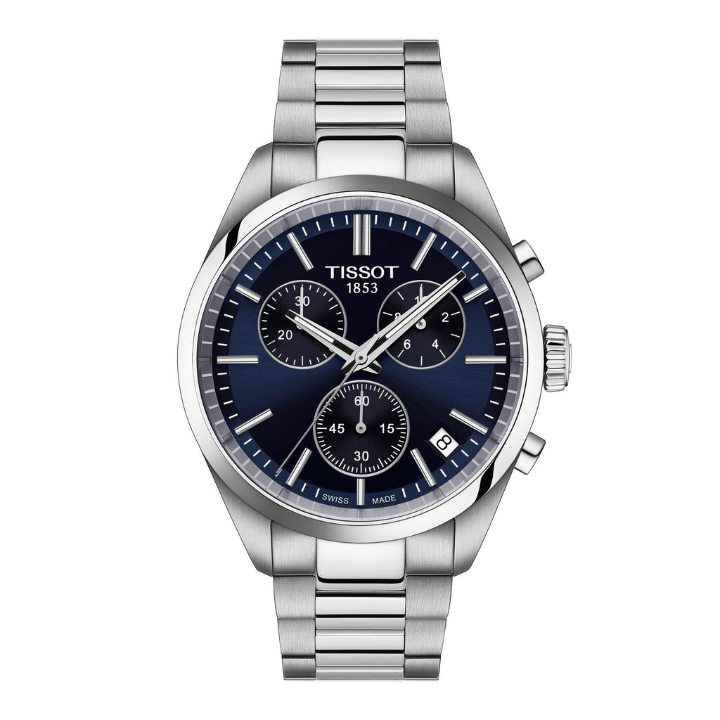 Blue Dial 40mm Quartz Chronograph Watch F67547