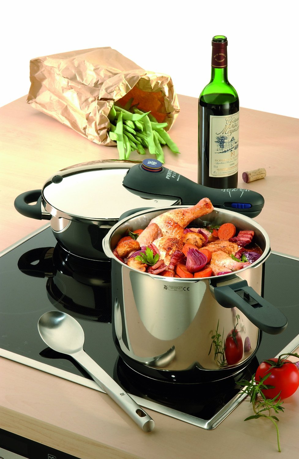 6-1/2-liter & 3-liter Stainless-Steel Pressure Cookers A3175