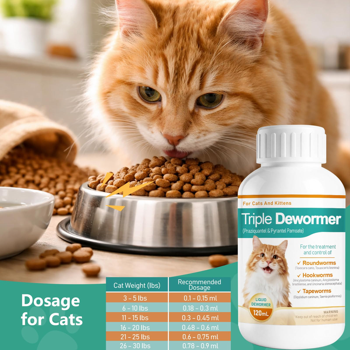 Liquid Cat Dewormer 120 mL G815822