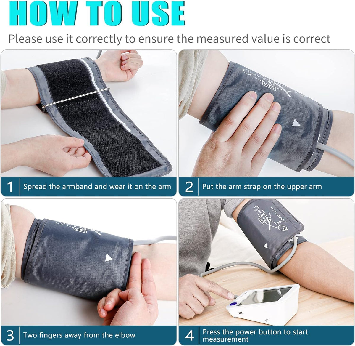 Blood Pressure Monitor Upper Arm Large Cuff D958445