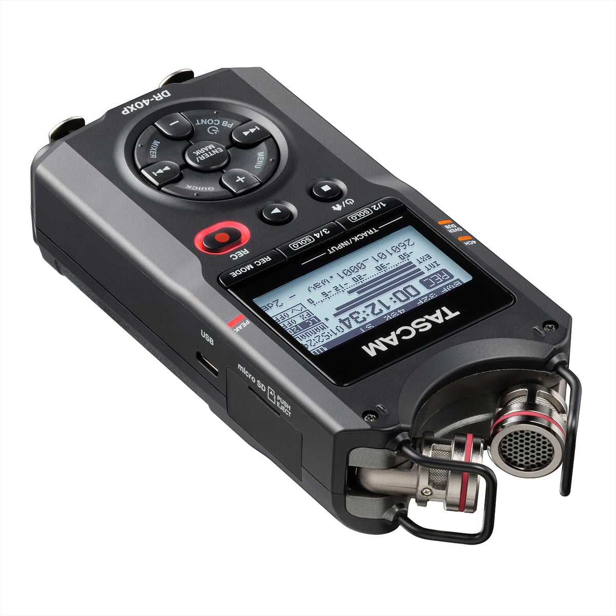 4-Channel 32-Bit Float Portable Handheld Field Recorder and USB-C Audio Interface F72856