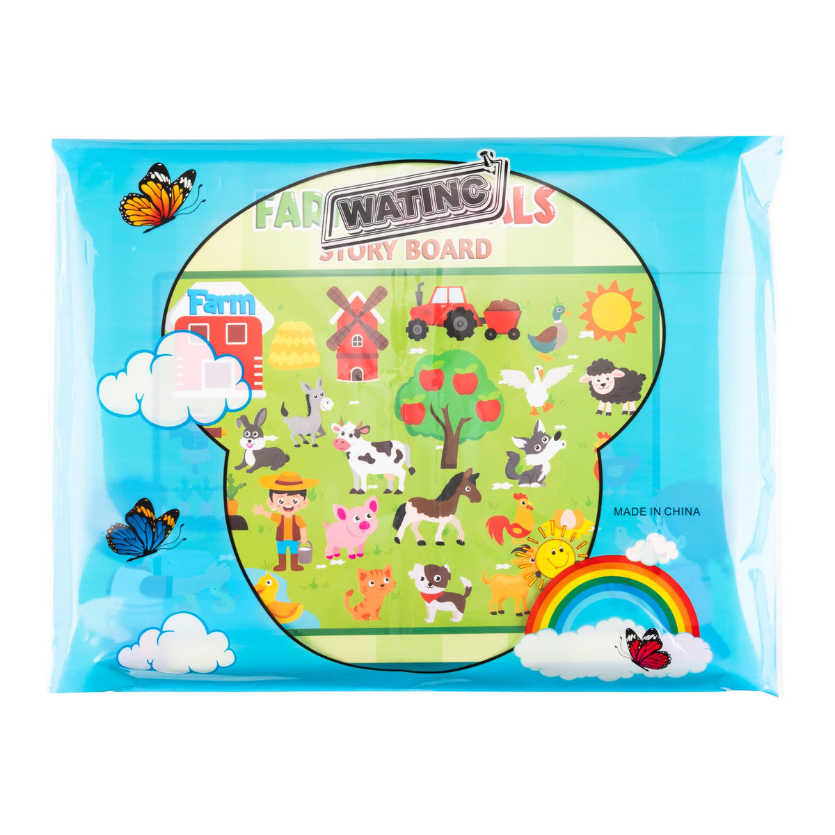 Farm Animals Felt Board Set 38Pcs L8124