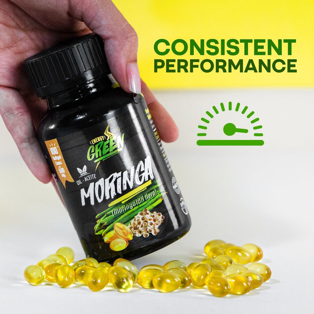 Moringa Seed Oil Softgels, Cold-Pressed, Vegan, 100 Softgels V719616