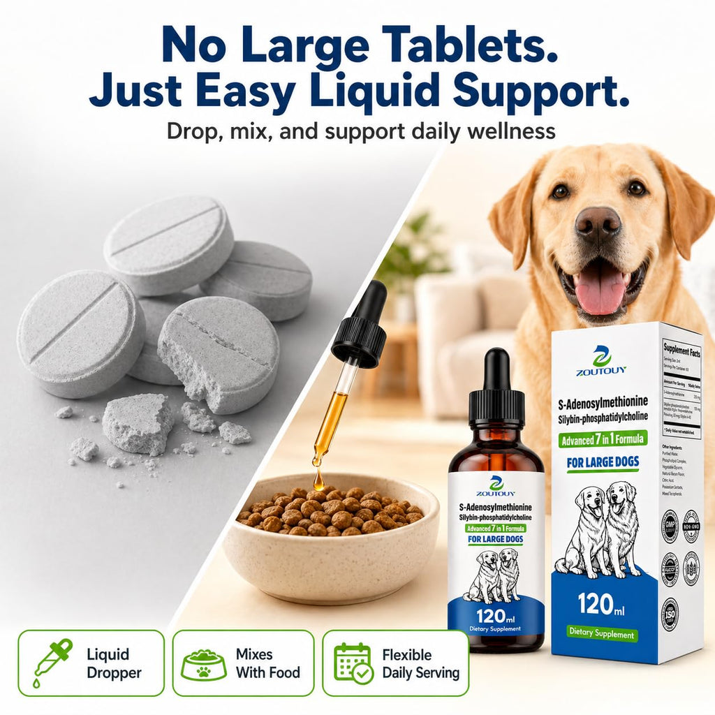 Dog Liver Supplement with Silybin, Milk Thistle, 120ml R183637