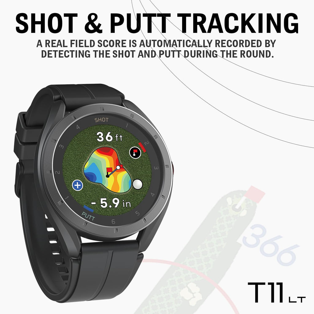 GPS Golf Watch with Green Undulation Slope Mode 1.2" Color Touchscreen Y65676