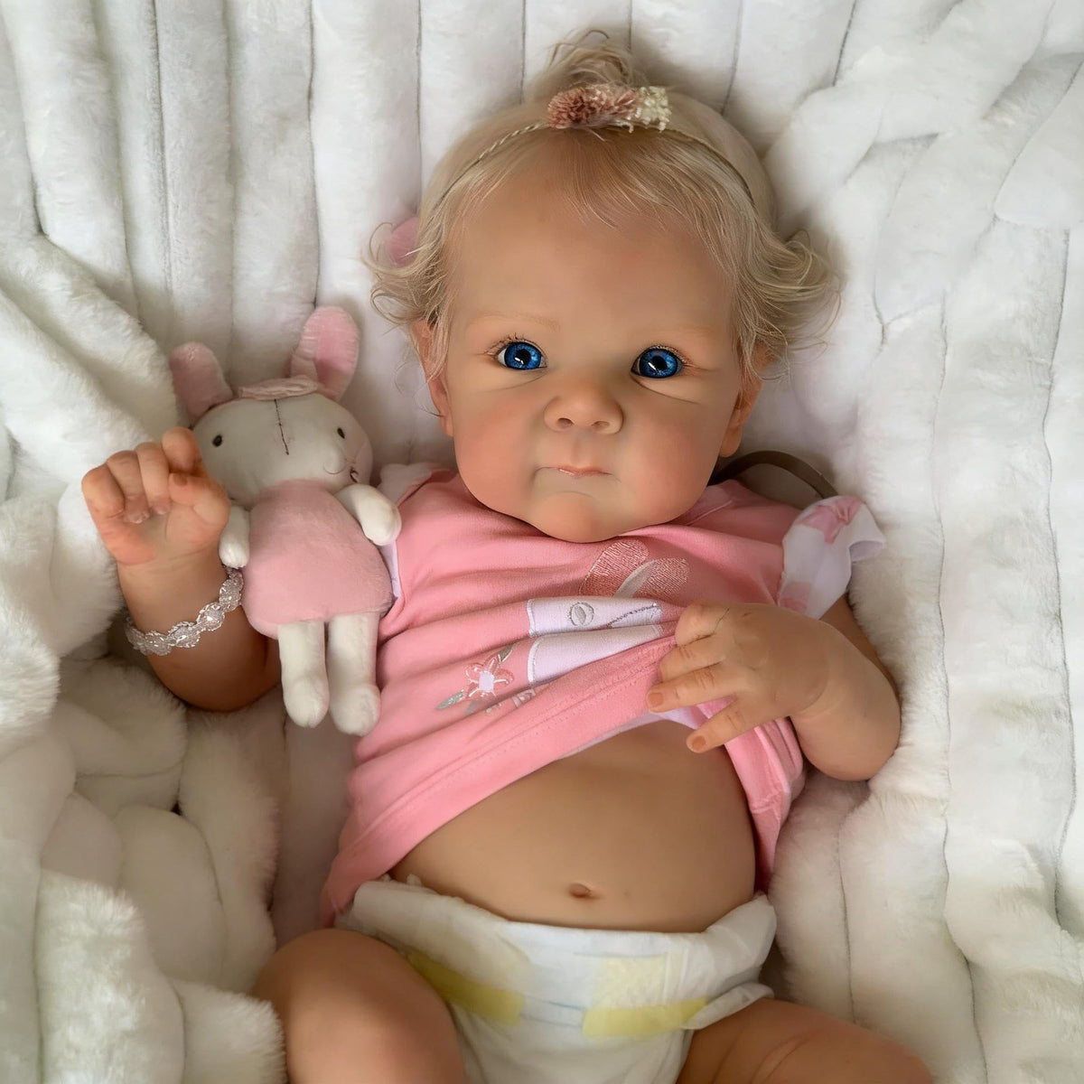18 inch Silicone Full Body Vinyl Reborn Baby Dolls I9889