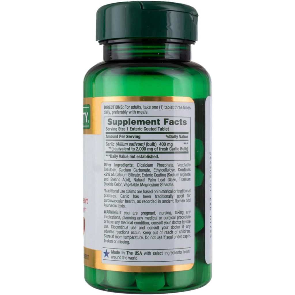 Garlic Tablets 2000mg 120 Count O675