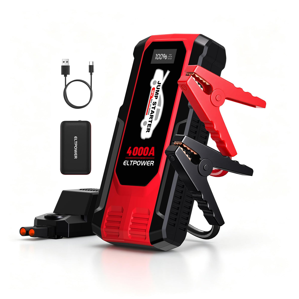 Heavy Duty 12V Portable Jump Starter with Carry Case Q85183