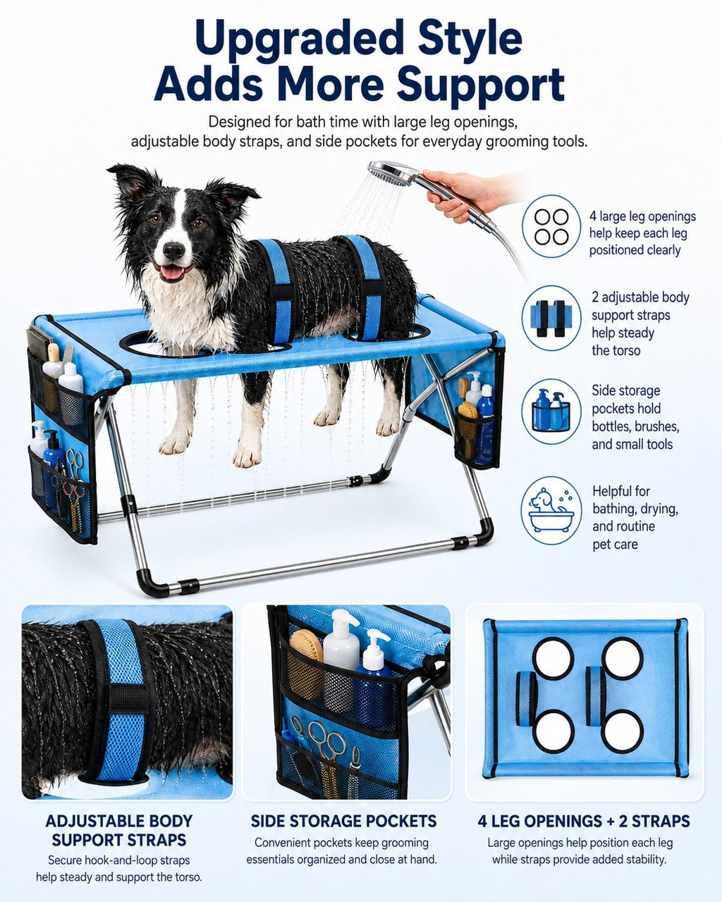 Dog Grooming Hammock Stand W475