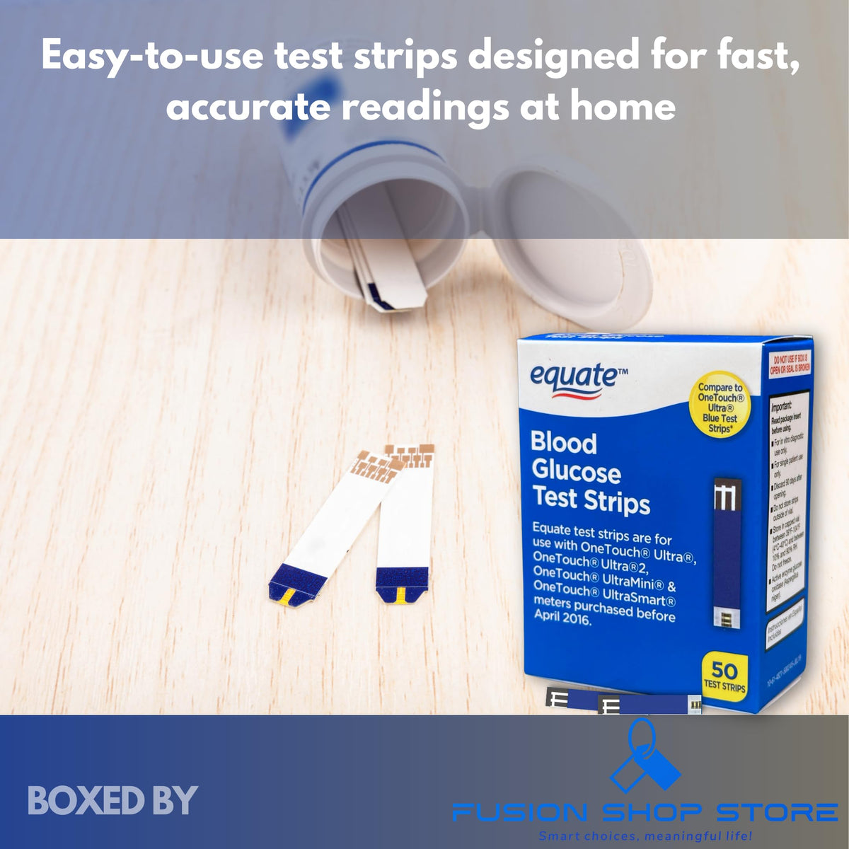Blood Sugar Test Strips 50ct I85524