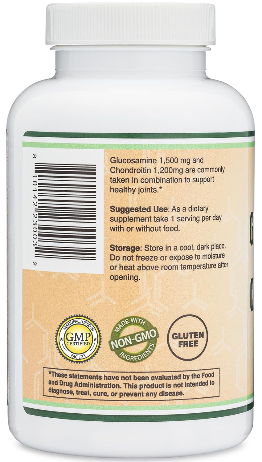 Glucosamine Chondroitin Sulfate 180 Tablets K585