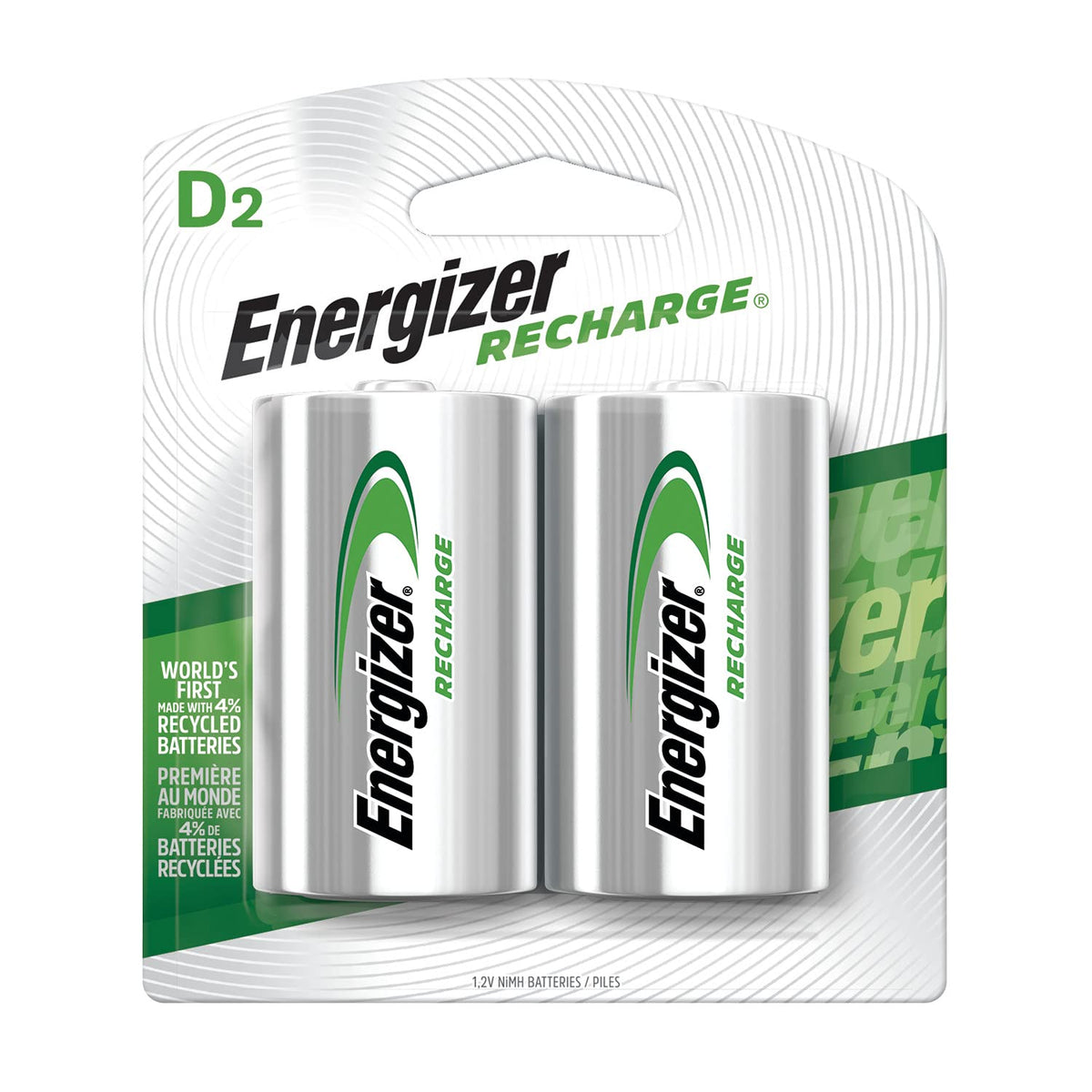 Rechargeable D Batteries 2 Pack L953770