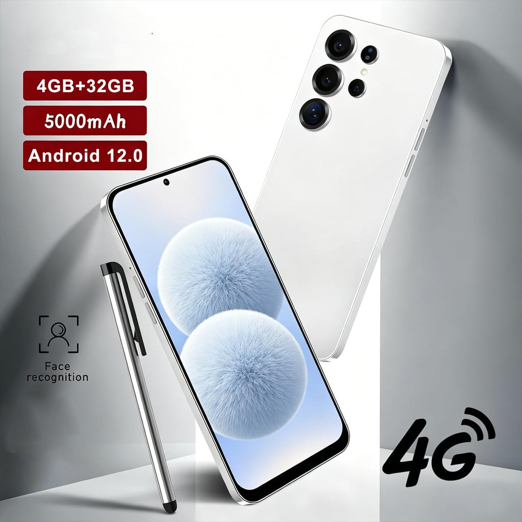 4G Unlocked Android Smartphone 6.6'' HD+ Display 4GB RAM 32GB ROM Black N9982