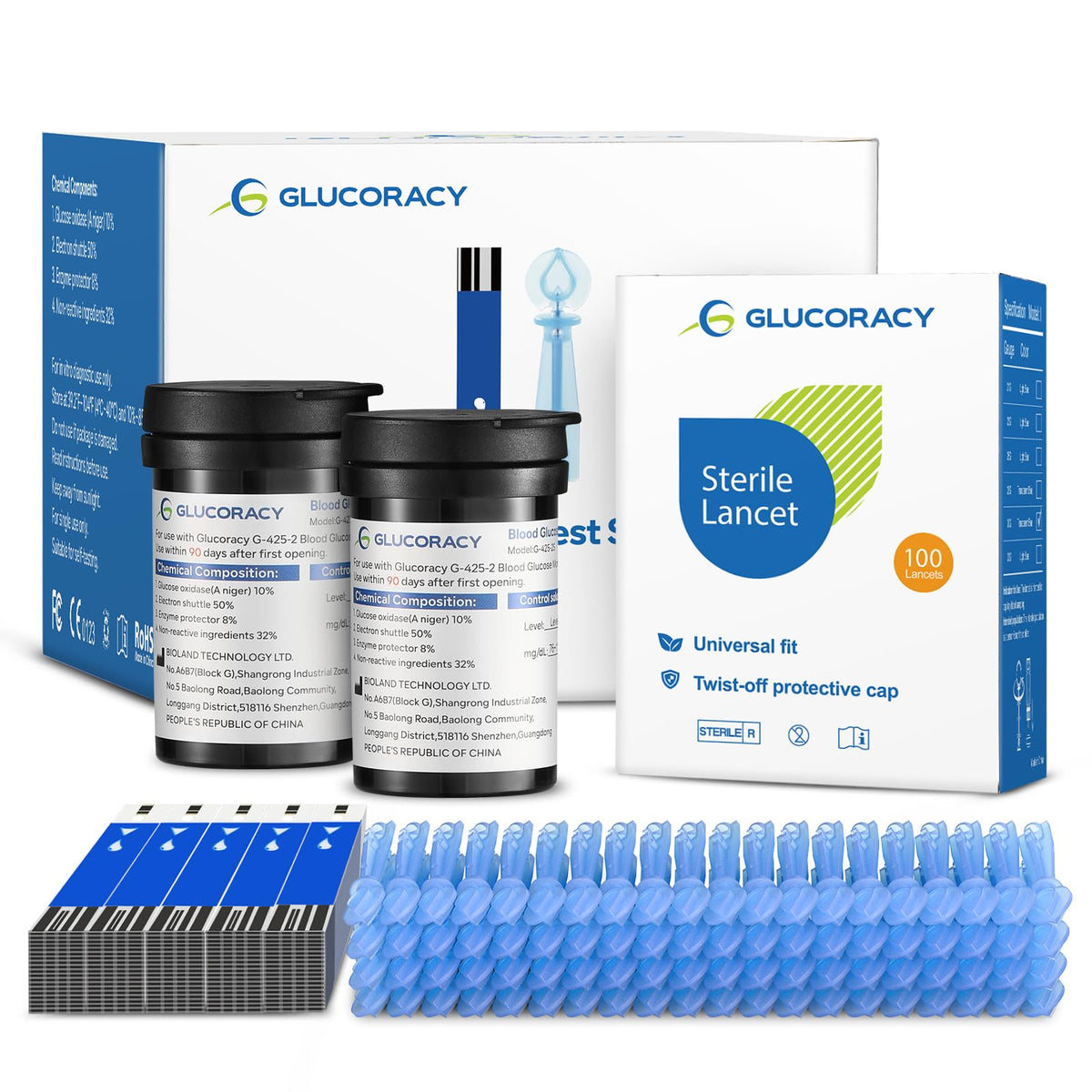 Blood Glucose Test Strips E884
