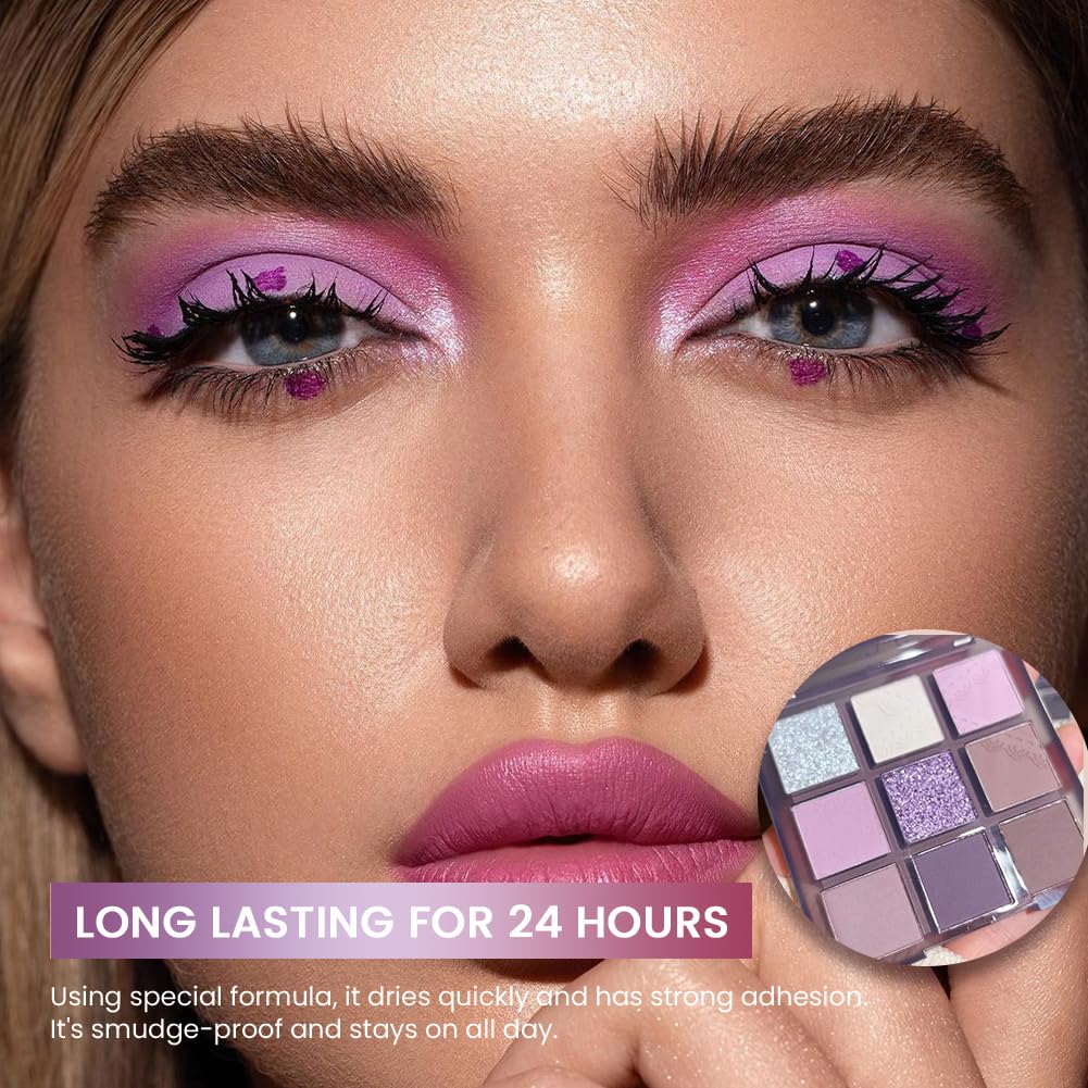 Dark Purple Plum Lavender Mauve Smoky Eyeshadow Palette N843832