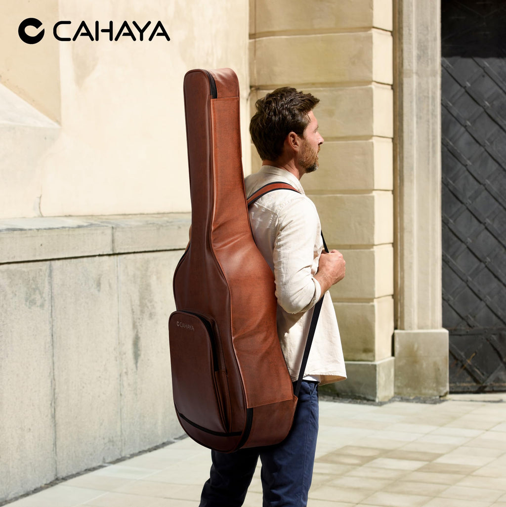 0.8in Thick Padding Waterproof Acoustic Guitar Case U648596