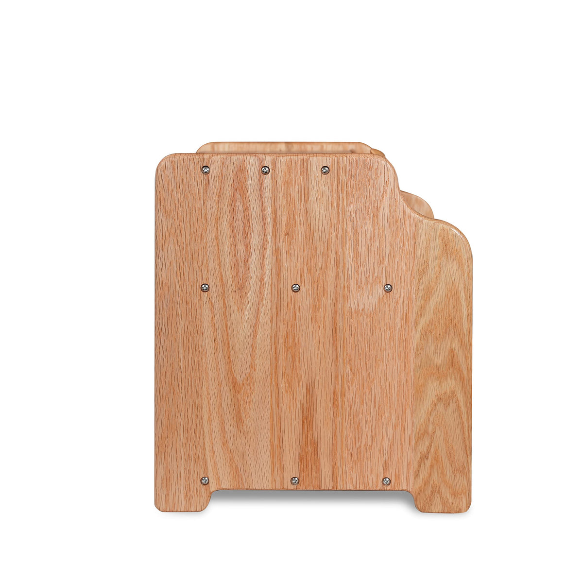 Solid Wood Oak Bread Box with Clear Window Y187881