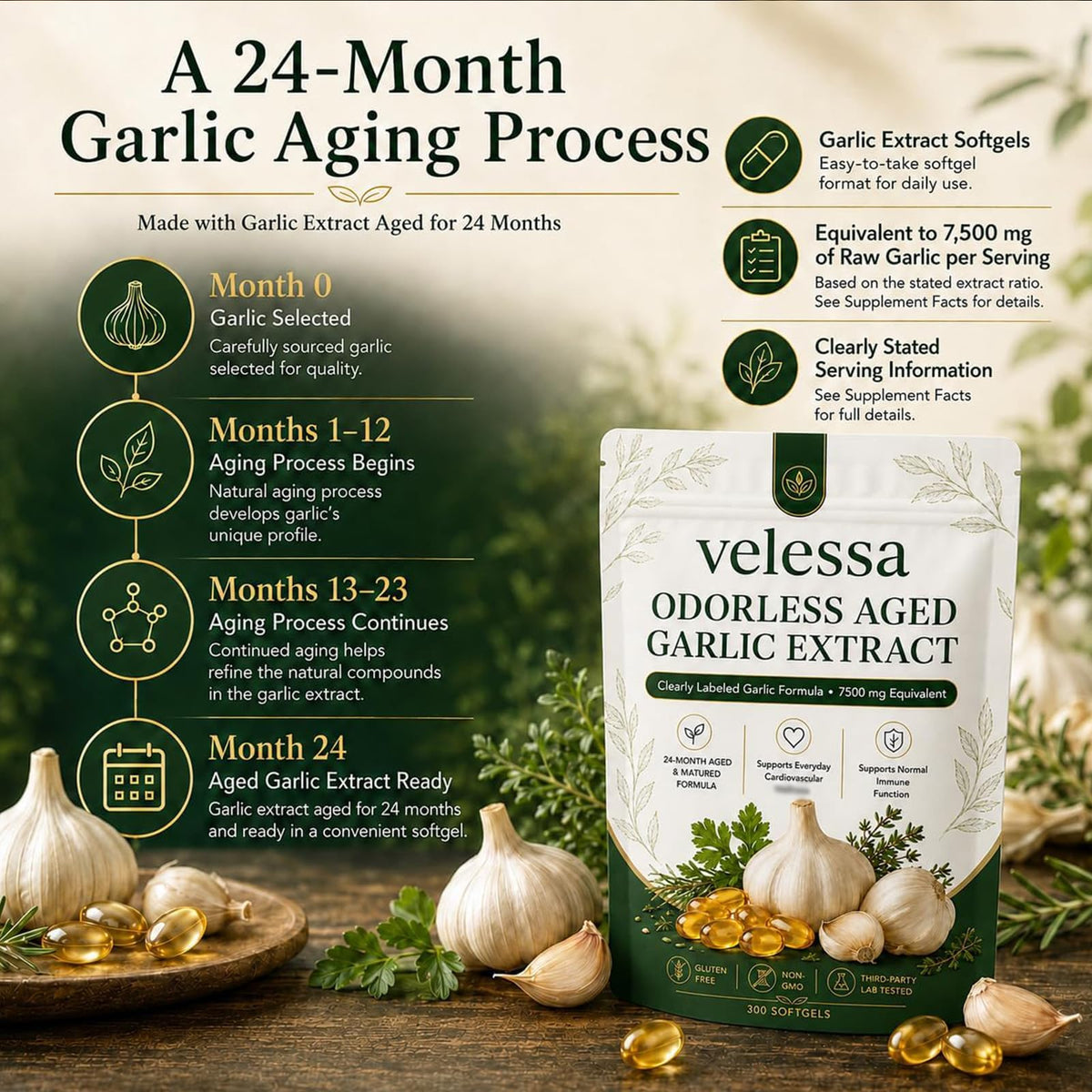 Odorless Aged Garlic Extract F29839