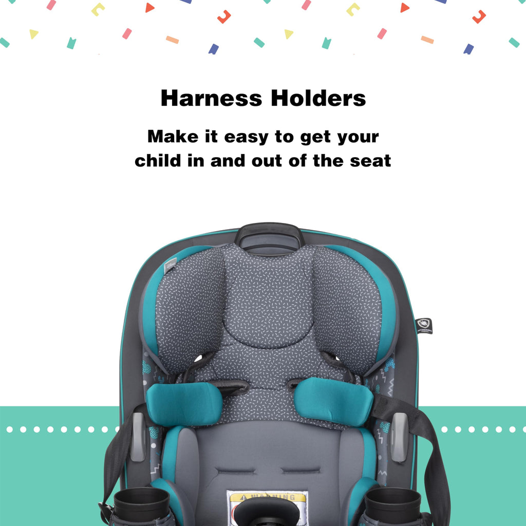 Convertible Car Seat, Rear Facing 5-40 pounds, Forward Facing 30-65 pounds, Booster 40-100 lbs F5716