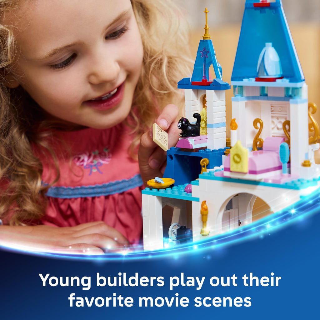 Disney Princess Castle Building Toy with 2 Minidolls V356798
