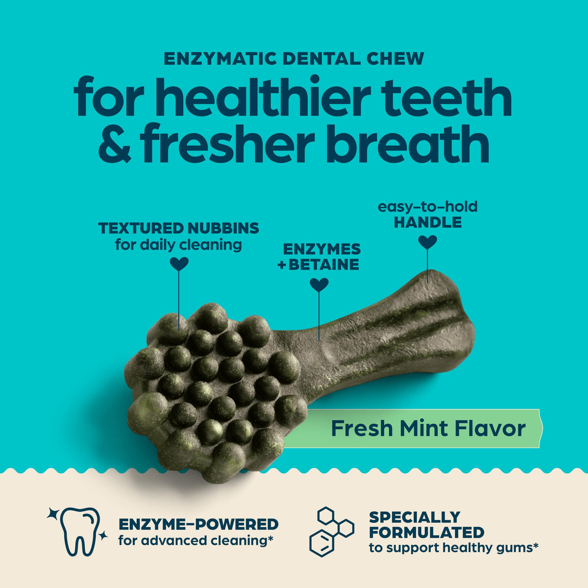 Fresh Mint Flavor Dental Chews, 13 Count Q1339