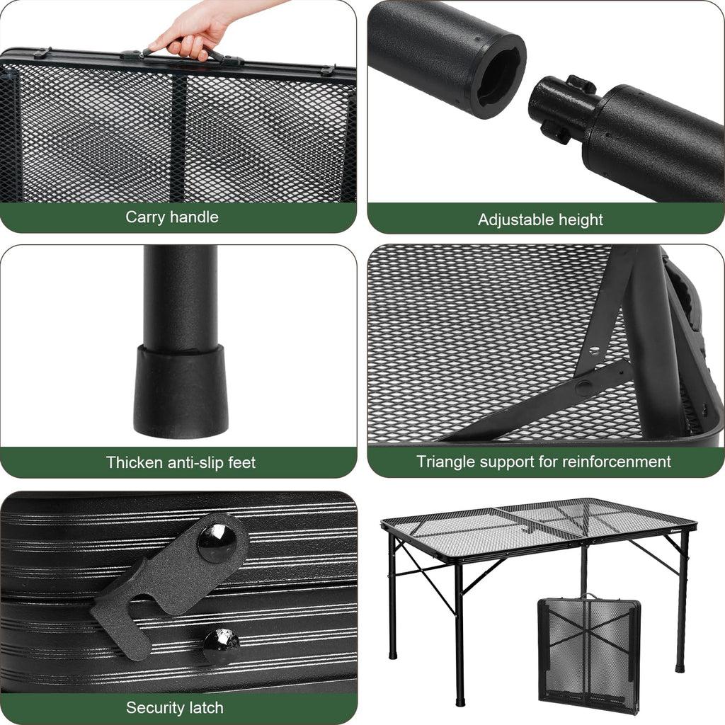 4Ft Metal Folding Camping Table P71768