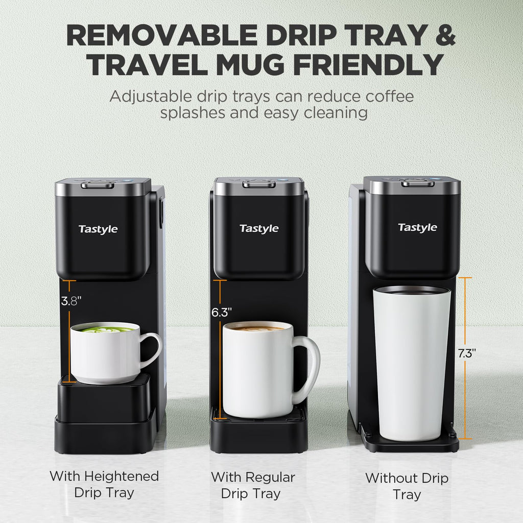 Single Serve Coffee Maker with Milk Frother R617
