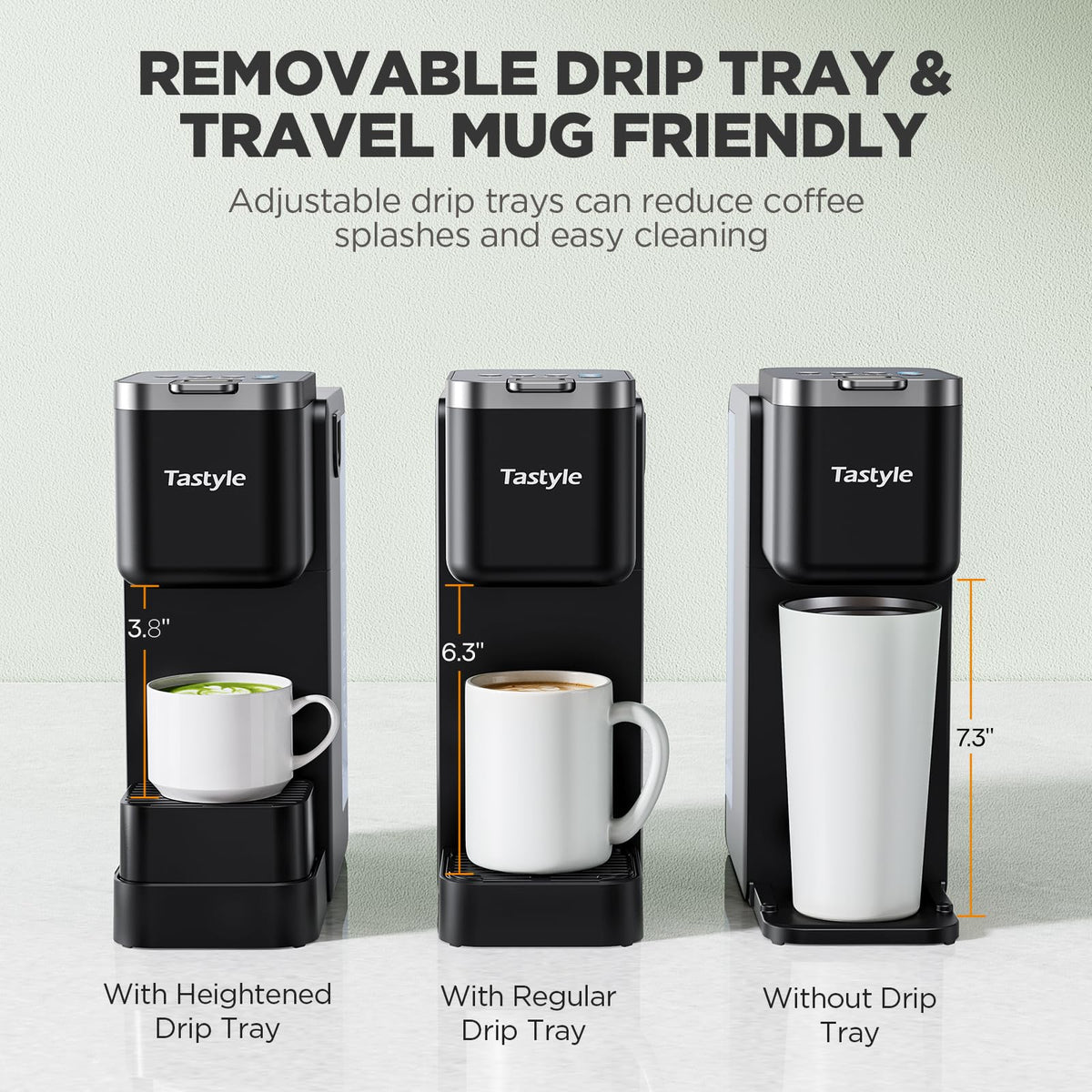 Single Serve Coffee Maker with Milk Frother R617