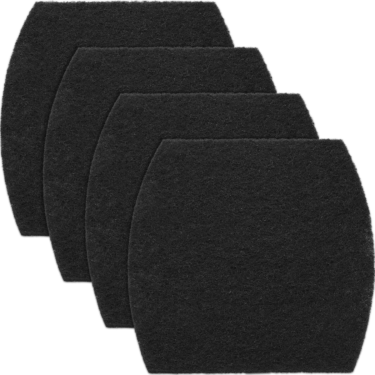Activated Carbon Cat Litter Box Replacement Filters 4 Pack N3816