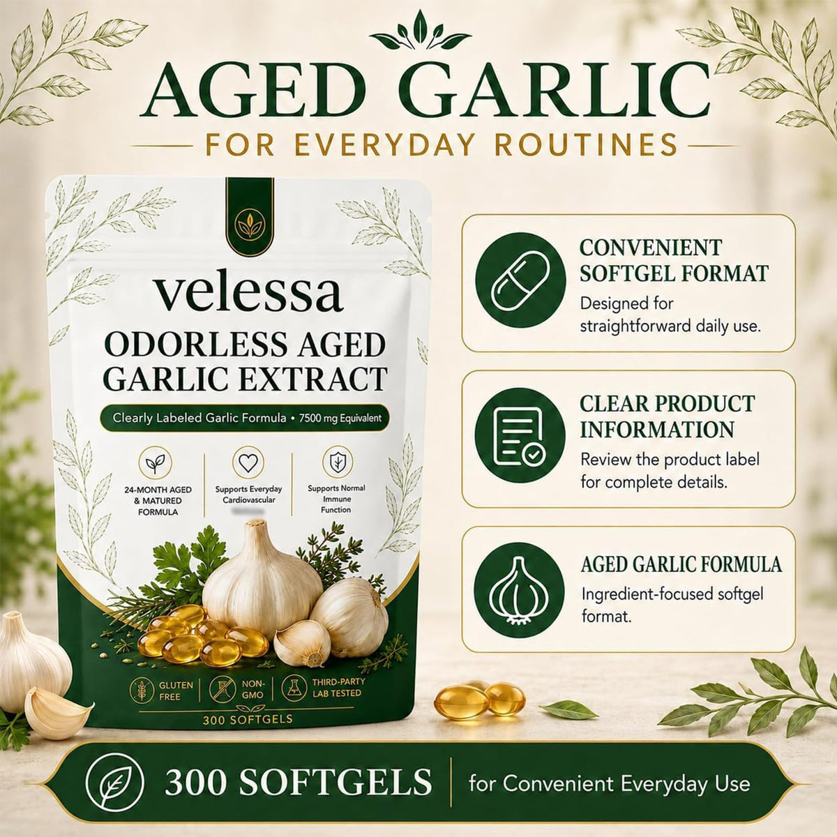 Odorless Aged Garlic Extract F29839