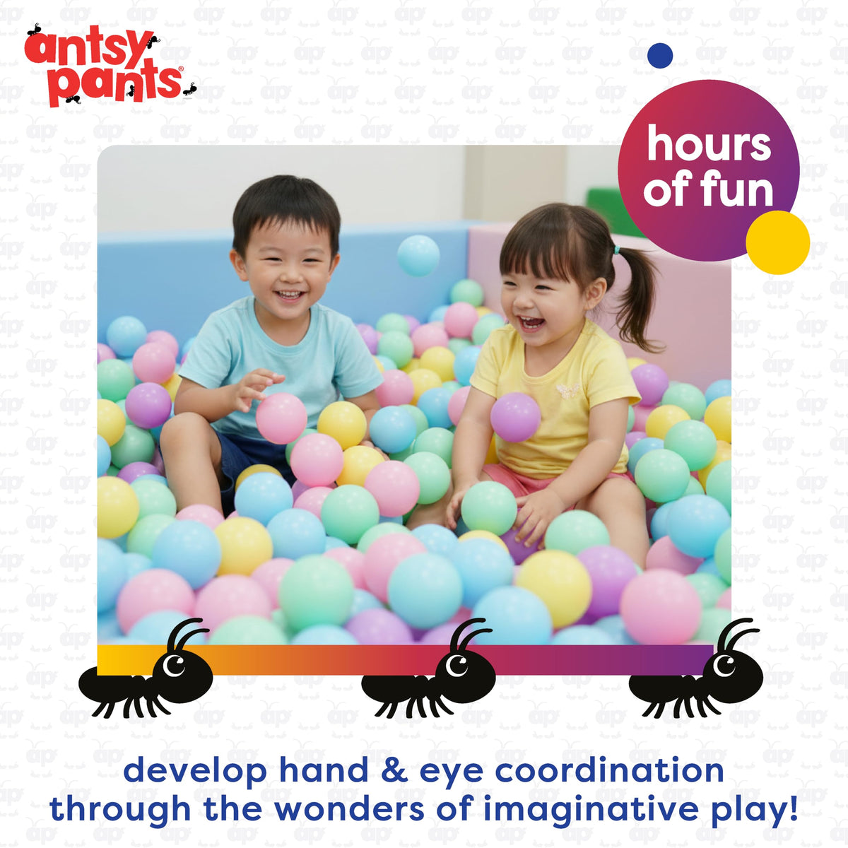 100 Ball Pit Balls for Toddlers K3161