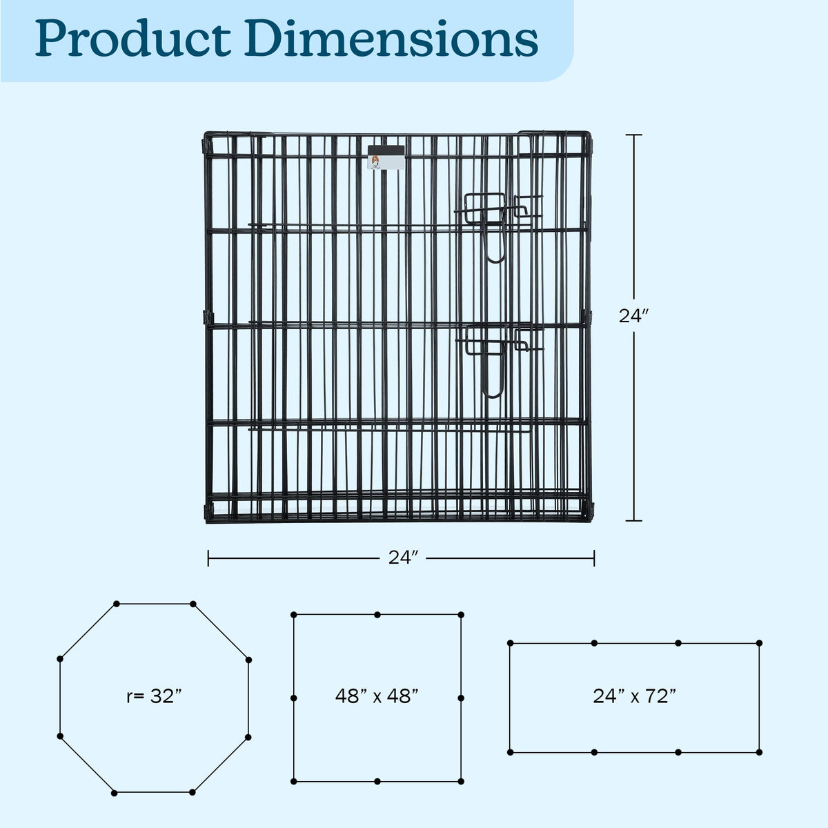 24" Exercise Playpen with Gate R868