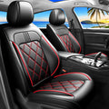 Car Seat Covers Red Black N4929